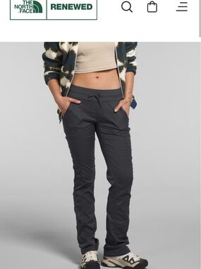 NWT $80 The North Face Women's Aphrodite 2.0 Pant Asphalte Grey Sz XXL